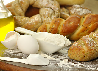 Image showing fresh homemade bread assortment 