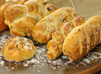 Image showing homemade bread assortment