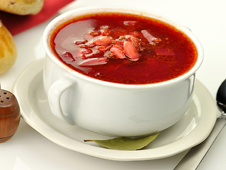 Image showing beet soup