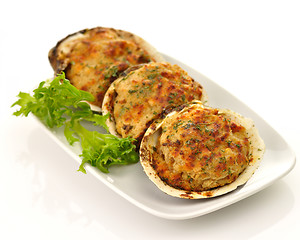 Image showing stuffed clams 