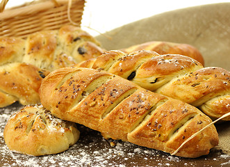 Image showing fresh homemade bread assortment