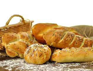 Image showing fresh homemade bread assortment 