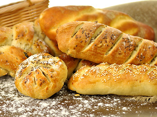 Image showing fresh homemade bread assortment 