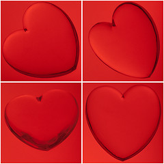 Image showing 4 red hearts