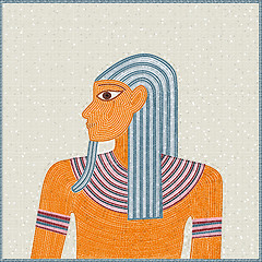 Image showing Egyptian mosaic