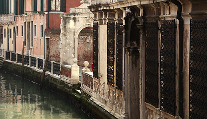 Image showing Small Venetian canal
