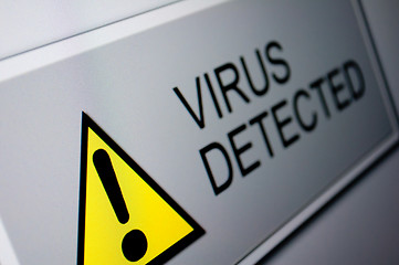 Image showing Virus Detected