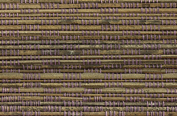 Image showing abstract Bamboo board or mat background 