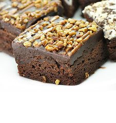 Image showing brownies close up