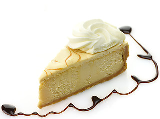 Image showing cheesecake slice 