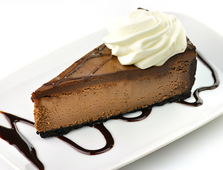 Image showing cheesecake slice 