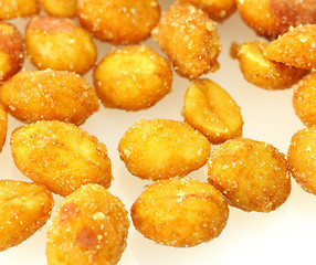 Image showing Honey roasted peanuts