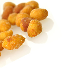 Image showing Honey roasted peanuts