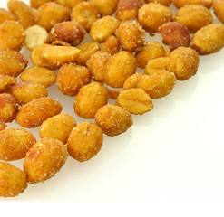 Image showing Honey roasted peanuts