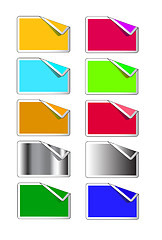 Image showing empty color labels