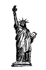 Image showing statue of liberty