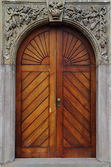 Image showing old door