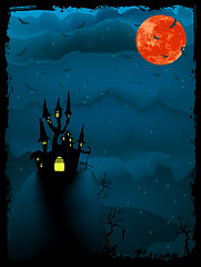 Image showing Halloween time spooky illustration. EPS 8