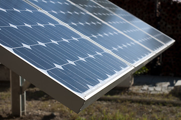 Image showing Blue solar Panels