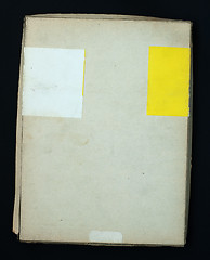 Image showing Old worn paper box