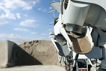 Image showing Cement trucks