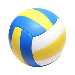 Image showing leather volleyball ball