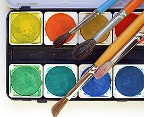 Image showing Painting tools