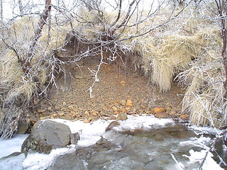 Image showing creek on wintertime