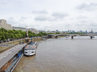 Image showing River Thames in London