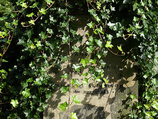 Image showing Glasgow cemetery