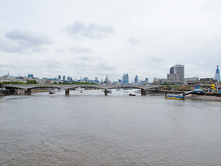 Image showing River Thames in London