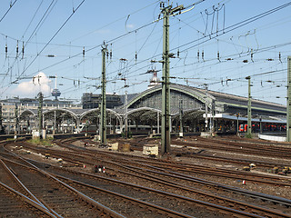 Image showing Trains in station