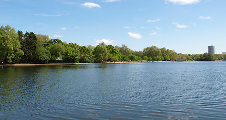 Image showing Serpentine lake, London
