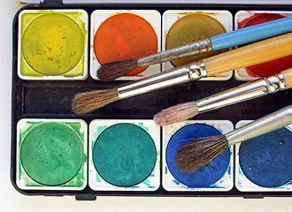 Image showing Painting tools