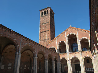 Image showing Sant Ambrogio church, Milan