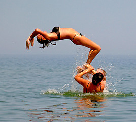 Image showing Entertainments on the sea