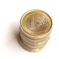 Image showing Euro coins