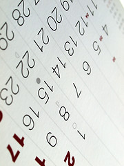 Image showing Calendar