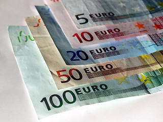 Image showing Euro note