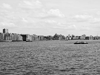 Image showing London docks