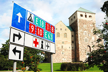 Image showing the medieval castle in Turku, Finland