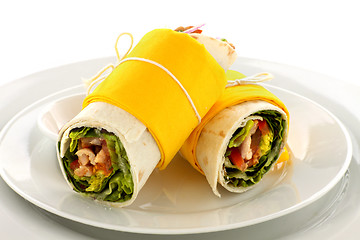 Image showing Spicy Chicken Wrap