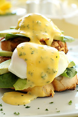 Image showing Bacon And Egg Benedict