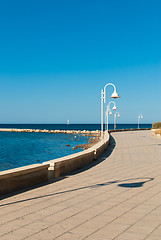 Image showing Beach promenade