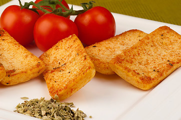 Image showing Savoury crackers