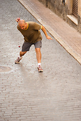 Image showing Pelota serve