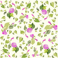 Image showing Seamless background from a flowers ornament, fashionable modern 