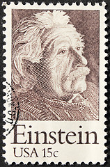 Image showing USA 15c Einstein Stamp