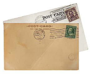 Image showing Old Post Cards