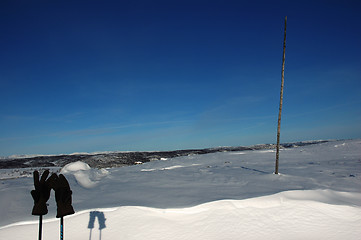 Image showing Ski break